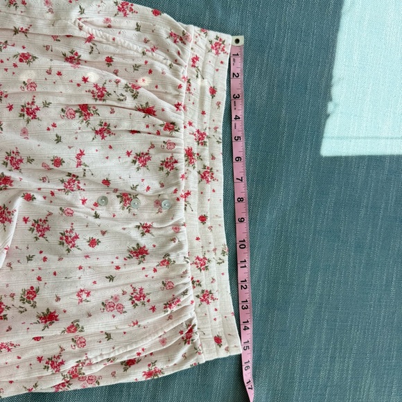 Joie Pajama Set Cropped Top 100% Organic Cotton - Picture 12 of 15